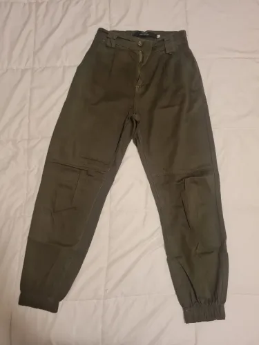 Vendo baggy calça sarja verde militar 36