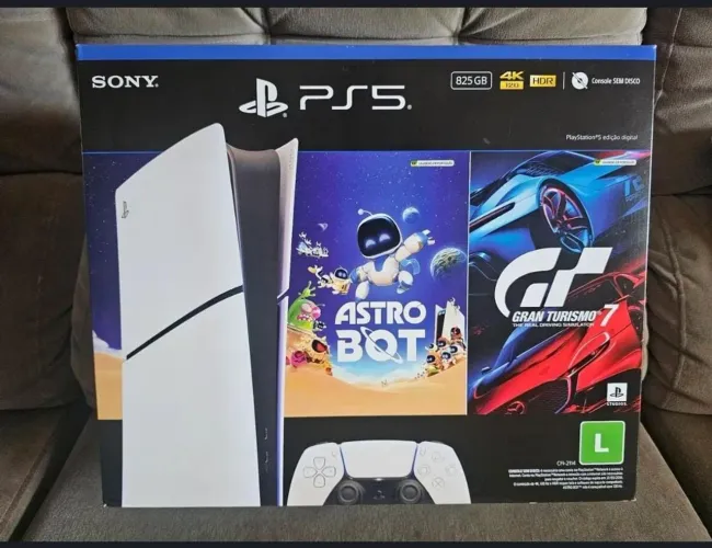 PS5 SLIM NOVO LACRADO C NOTA FISCAL E GARANTIA 1 ANO