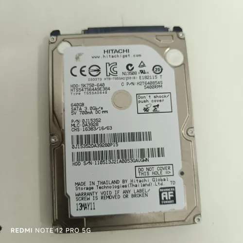HD notebook 640 GB PS4 Ps3 