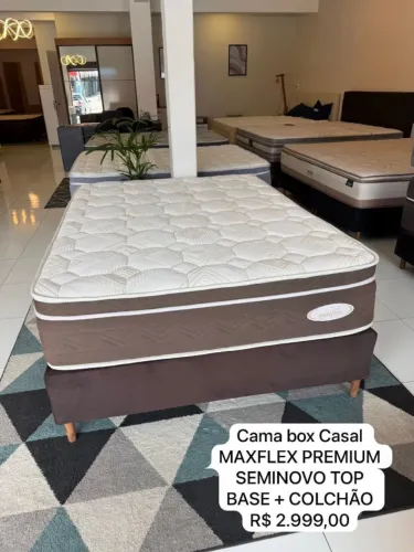 Colchão de Casal MAXFLEX TOP DE LINHA SEMINOVO - Entrego! 