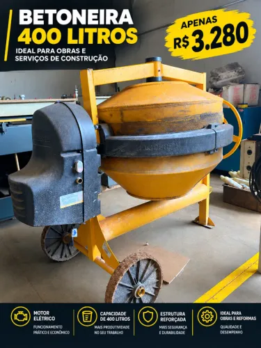 BETONEIRA MENEGOTTI PRIME 400L -