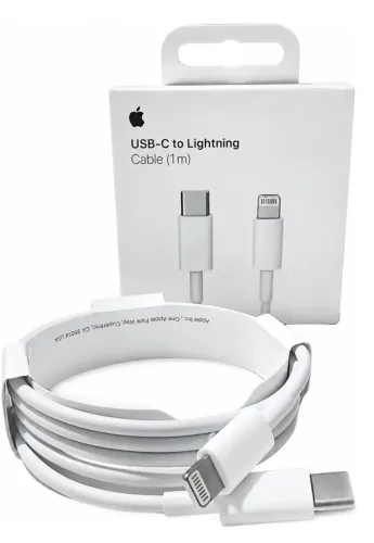 Cabo Carregador Lightning / Tipo C Original Apple 1 Metro