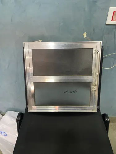 Vitro de alumínio novo 40x40 com vidro