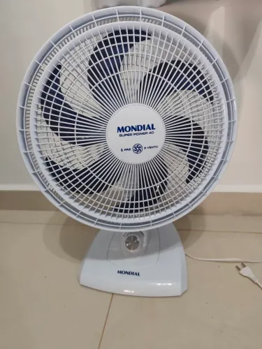 Ventilador de Mesa Mondial VSP-40-W Super Power 40CM Branco 110V