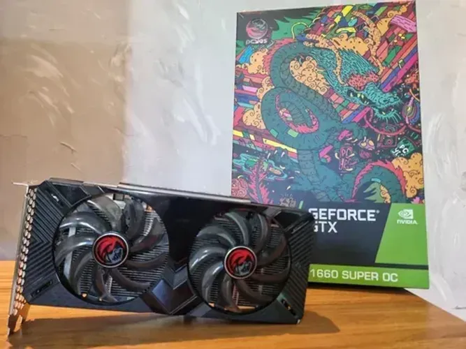 PCYES GTX 1660 SUPER OC 6GB GDDR6 DLSS + Garantia ! Quase 2060!!