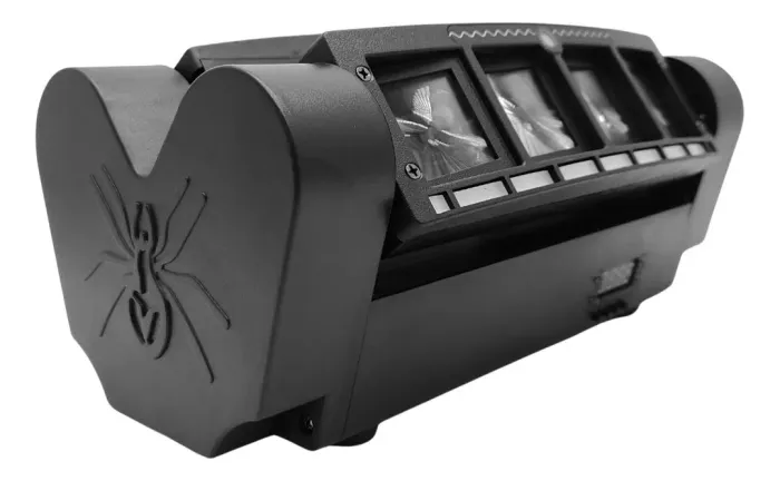 Par Mini Moving Spider RGBW Led DMX c/ Laser Verde/Vermelho
