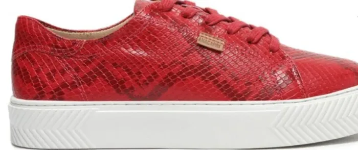 Tênis Vermelho Snake Flatform Anacapri - Nº 36 ?