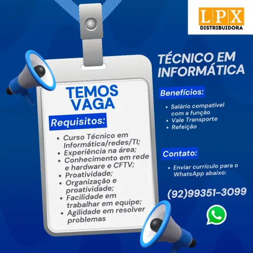 TÉCNICO EM INFORMÁTICA 