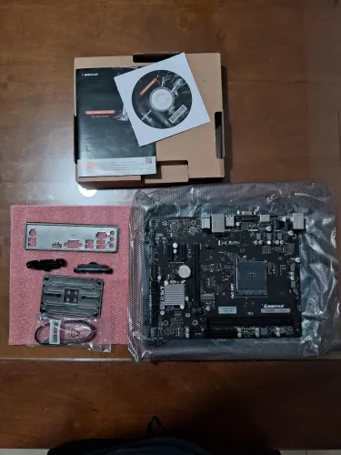 Processador e Placa mãe AM4 - Kit pc
