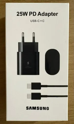 Carregador Samsung 25W PD Super Fast Charging USB-C + Cabo USB-C
