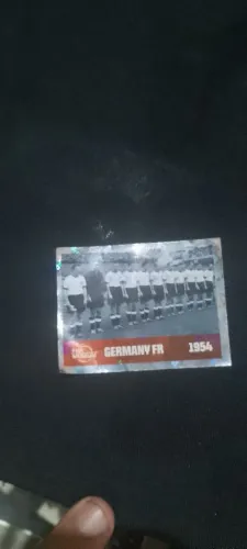 Figurinha rara seleção da Alemanha