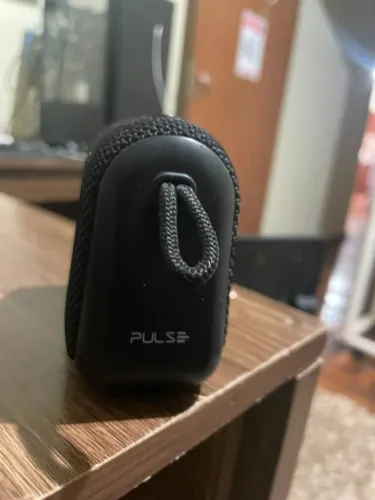 caixa de som modelo portátil da marca Pulse
