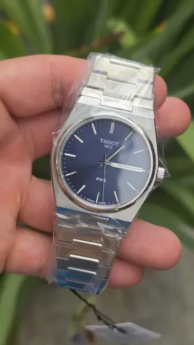 Tissot PRX azul mostrador clássico 