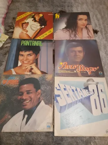 Discos de vinil antigos