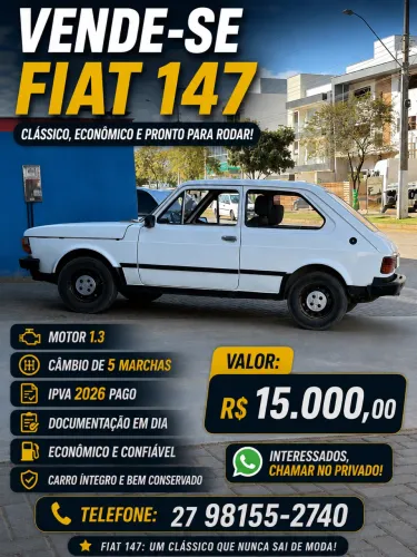 Fiat 147 C/ CL 1985