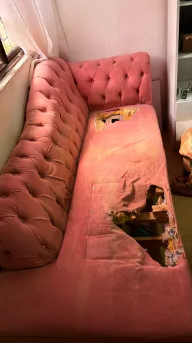 DOAÇÃO - Sofá Diva Rosa