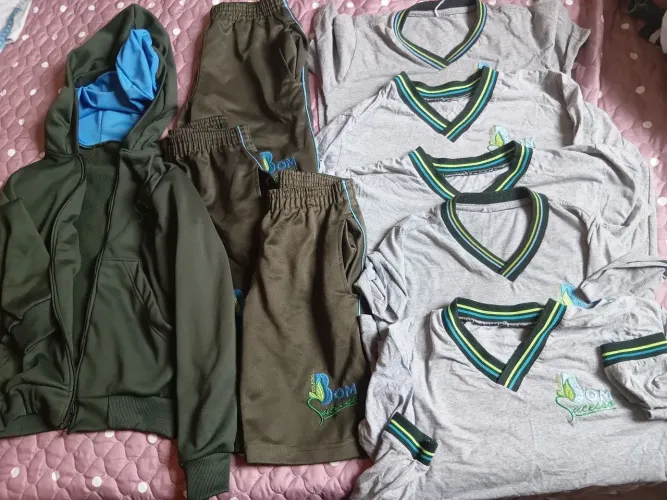 Uniforme colegio bonsucesso 12 a 14 anos
