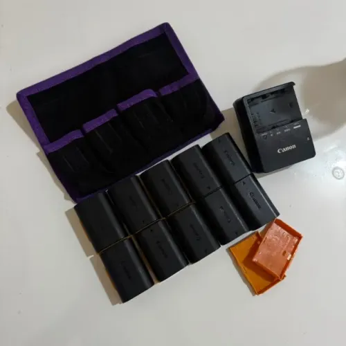 Baterias Canon LP E6 Originais + Carregador Canon Original