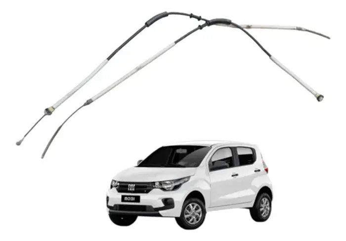 Par Cabo Freio Mão Fiat Mobi 1.0 2019 2020 2021 2022 2023