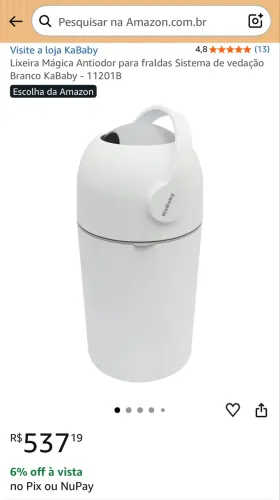 Lixeira Anti Odor Kababy 