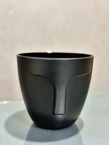 Vaso de Plástico Decorativo com Rosto (Unidade) 