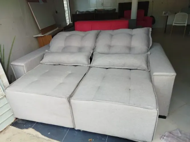 Sofá retrátil e reclinável (sofá cama)