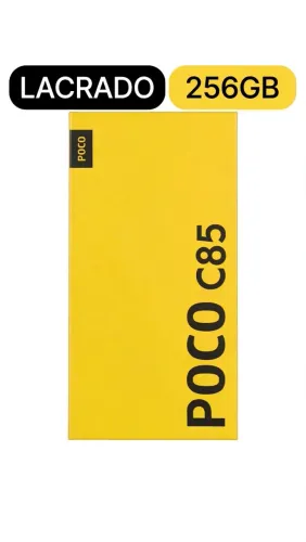 POCO C85 256GB / 16GB RAM - Caixa Lacrada - Black / Preto