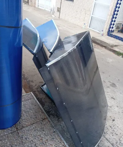Toldo de policarbonato