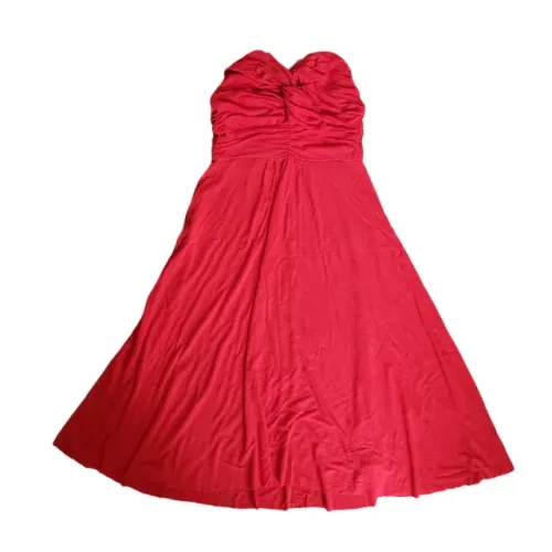 Vestido Free Born Original Vermelho Tomara-que-caia Tamanho P
