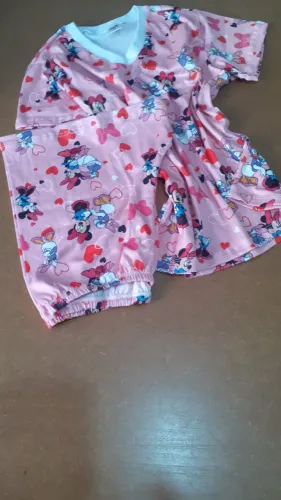 3 Pijamas 6 Anos Feminino Curto