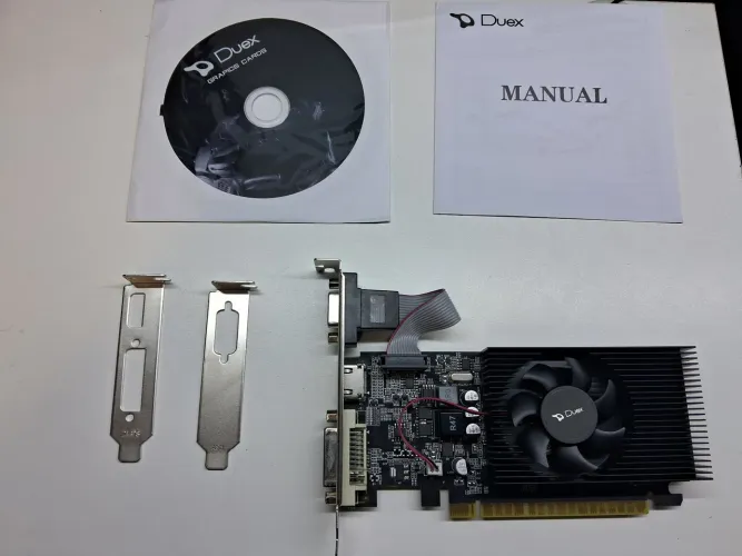 Placa de Vídeo NVIDIA GeForce GT 730 4GB DDR3 - 128 Bits - Nova na Caixa + Kit Low Profile