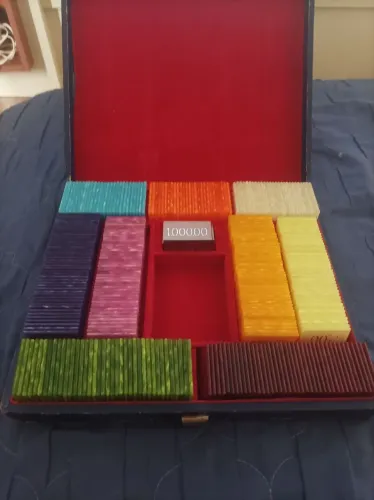 Fichário de poker madrepérola 