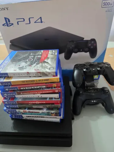 PS4 IMPECÁVEL E COMPLETO