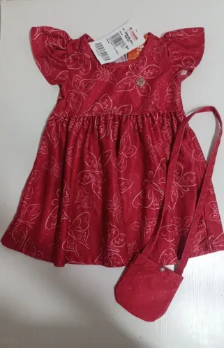 3 por R$ 100: Menina (Tam. 01) - Peças novas com etiqueta - Roupa Infantil