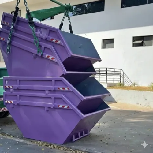 Caçamba pra entulho 3m cúbicos.  