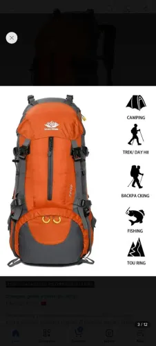 Mochila de camping