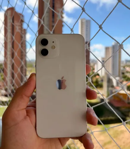 iPhone 12 64GB Branco + Capa, Película Nova e Cabo