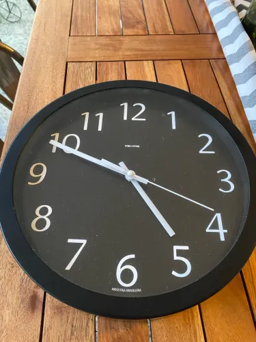 2 RELÓGIOS DE PAREDE 24 CM TICKING TOK STOK