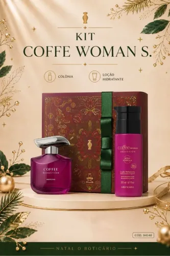 KIT PRESENTE NATAL COFFEE WOMAN