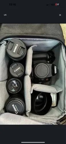 Máquina fotográfica cânon