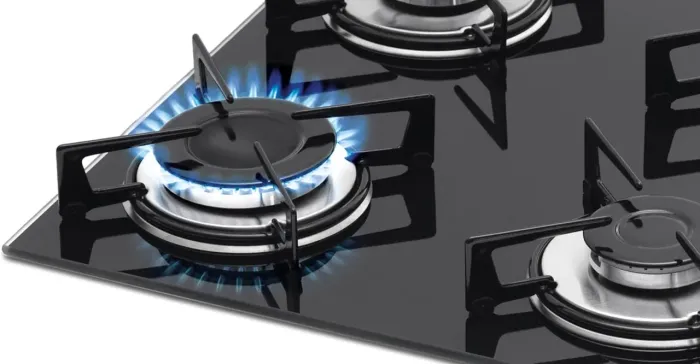 FISCHER COOKTOP GÁS 4 BOCAS MESA VIDRO PRETA 
