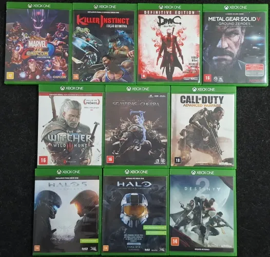 Lote 10 jogos de Xbox One