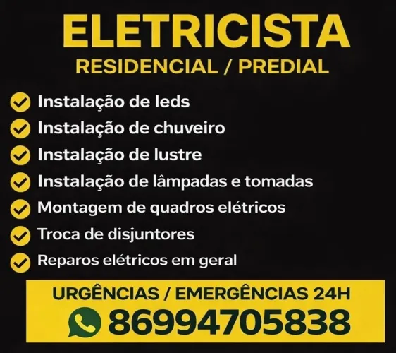 Eletricista 24H Reparos urgentes