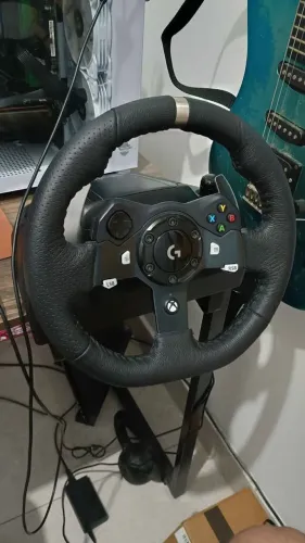 VOLANTE LOGITECH G920 GAMING XBOX PC JOGOS CORRIDA CARRO SIMULAÇÃO