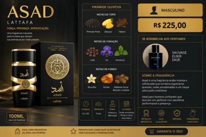 Perfumes árabes e originias