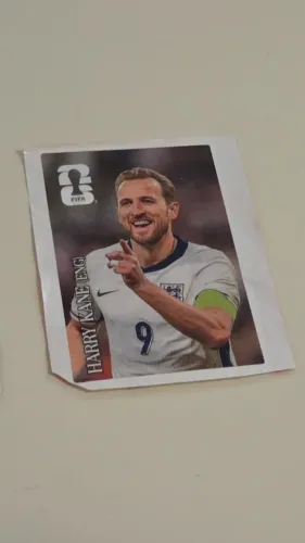 Figurinha Coca Cola CC3 Harry Kane copa do mundo 2026