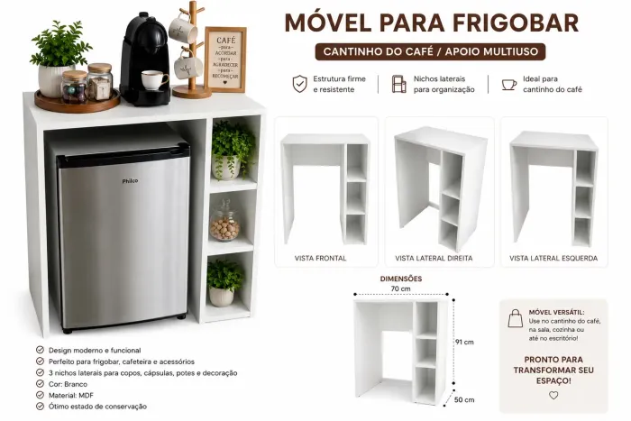 Móvel para frigobar / cantinho do café