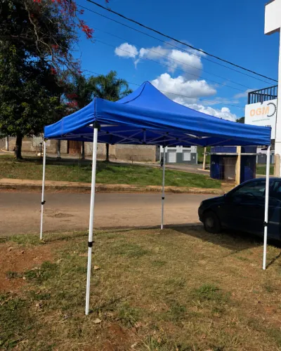 Tenda sanfonada nova sem uso 3 x 3 super reforçada