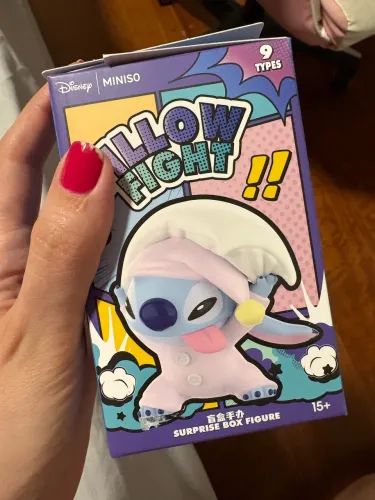 Blind box Stitch - Miniso (Guerra de travesseiro) Personagem Leroy!