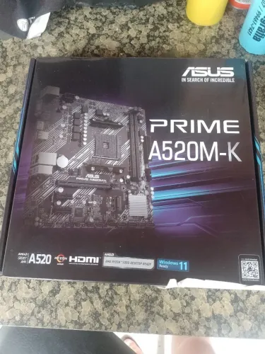 Placa-mãe Asus Prime A520M-K AM4 DDR4